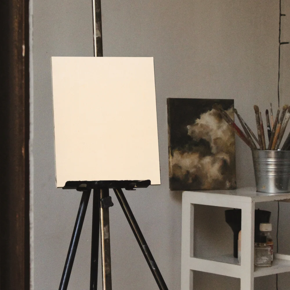 

5 Sheets Blank Oil Painting Cloth Hand Drawing Painting Canvas (Frame)