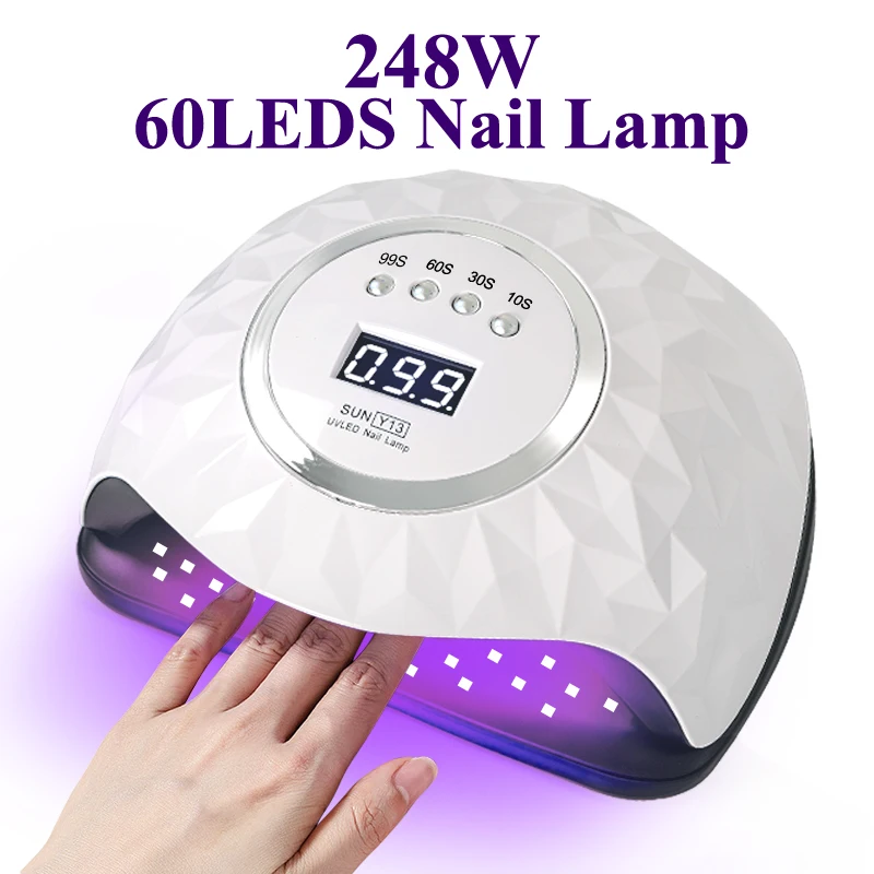

Leds Uv Ice Lamp Nails Dryer Professional Uv Light Strong Power For Curing All Gel Nail Polish Auto Sensor Manicure Tools