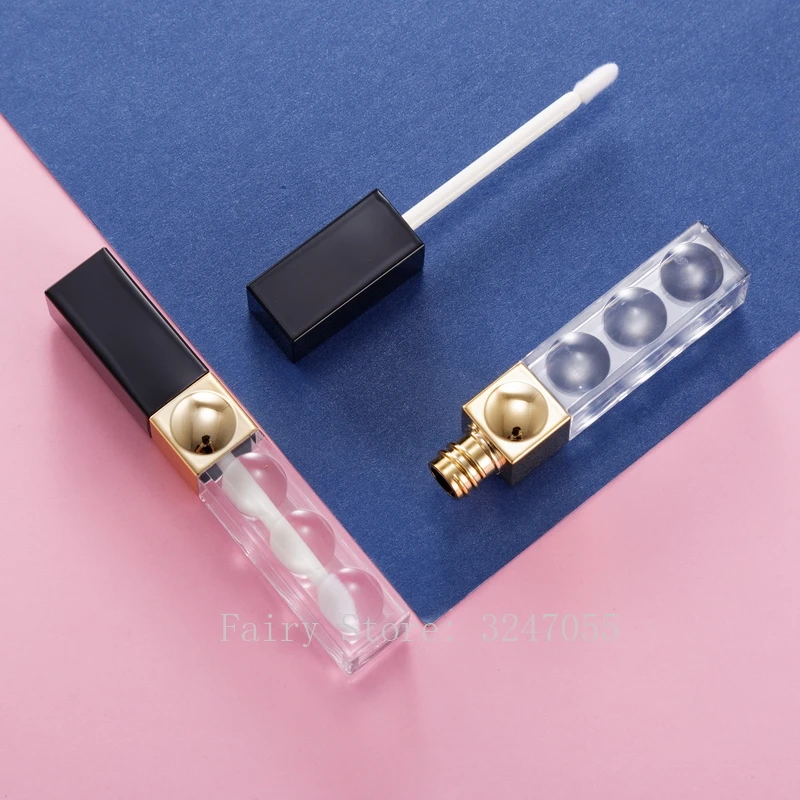 10 Вт 30 50 шт. в горошек черного и золотого цвета с прозрачным квадратным бутылка