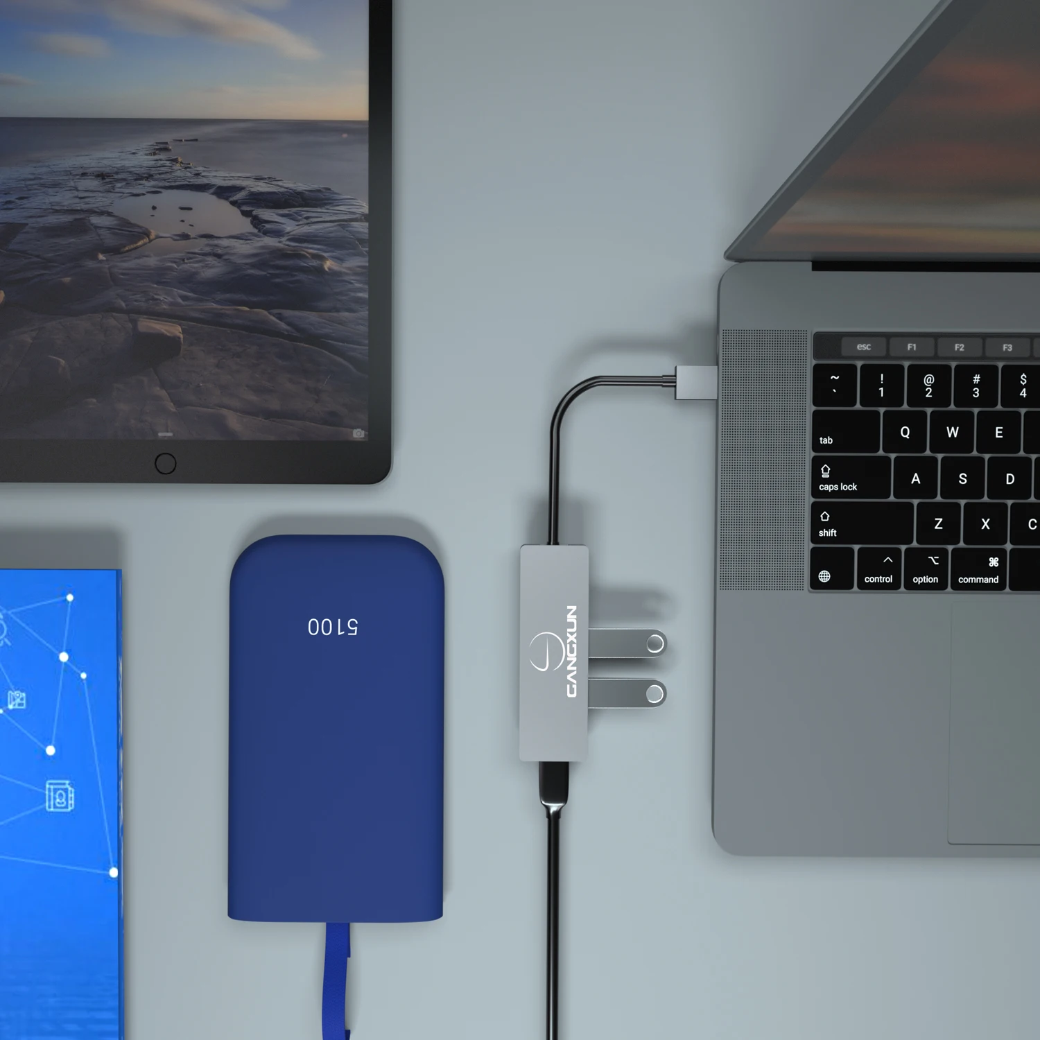USB 3,0 концентратор ультра тонкий 4-Порты и разъёмы USB концентратор в Алюминий совместим с Mac Pro/Mini, microsoft Surface Pro, Dell XPS 15 Xbox ONE