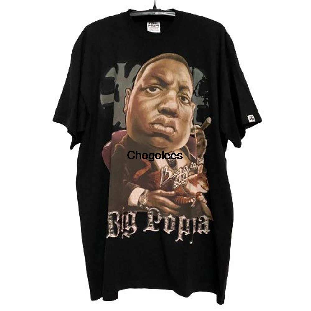 Аутентичный винтажный 90-х большой популярный известный B.I G Rap Tee |