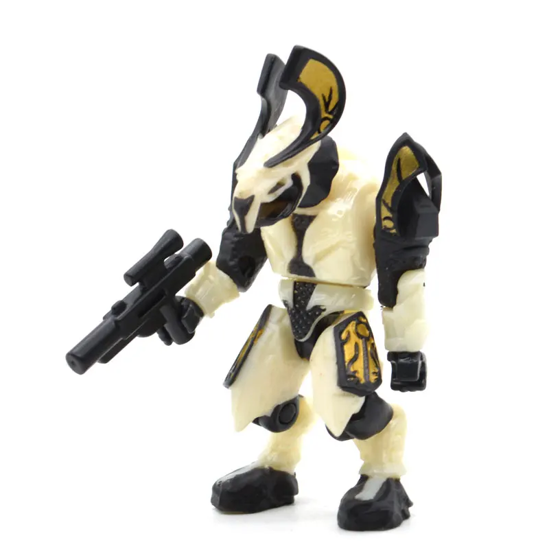 1 Piece MB105 Одиночная Halo Wars Warriors Монстры люди Спартанские игры ковенанты пушки солдаты строительные блоки кирпичи игрушки для детей - Цвет: 1 Piece MB105