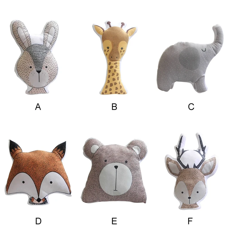 Милые мягкие животные подушка для дивана Подушка ребенка спокойный сон кукла