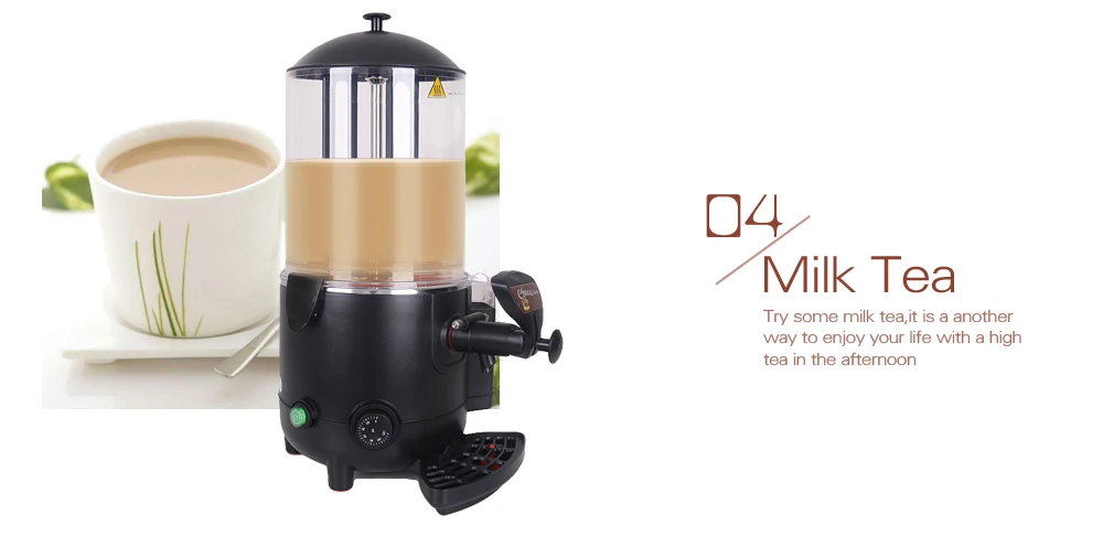 ITOP 5L/10L горячий диспенсер для шоколада, коммерческая система Baine Marie, машина для шоколада, молока, чая, напитков для кафе-магазина