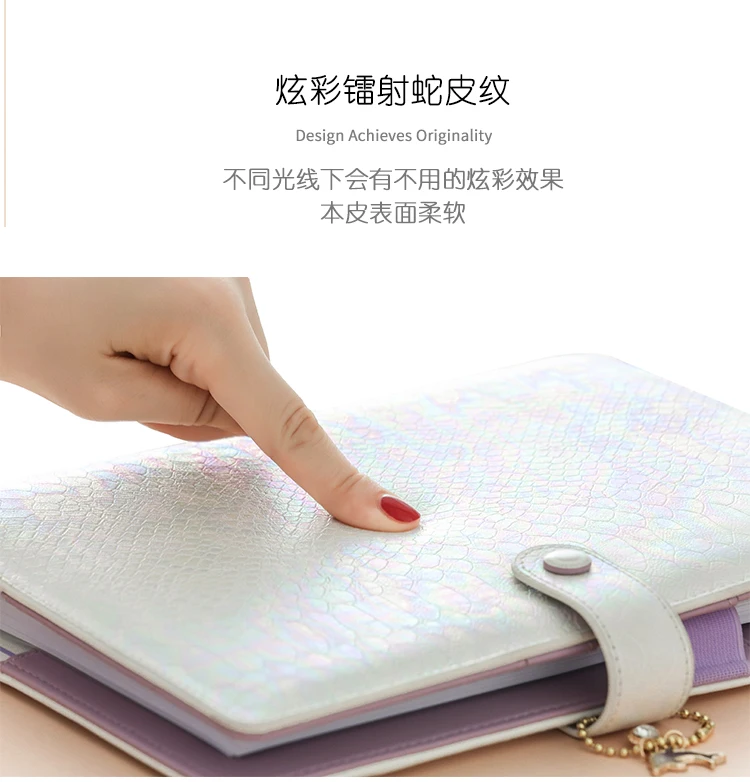 Yiwi Lovedoki dokibook A5 белые лазерные канцелярские принадлежности для школы Органайзер золотые цветы кавайный планировщик дневник оптом