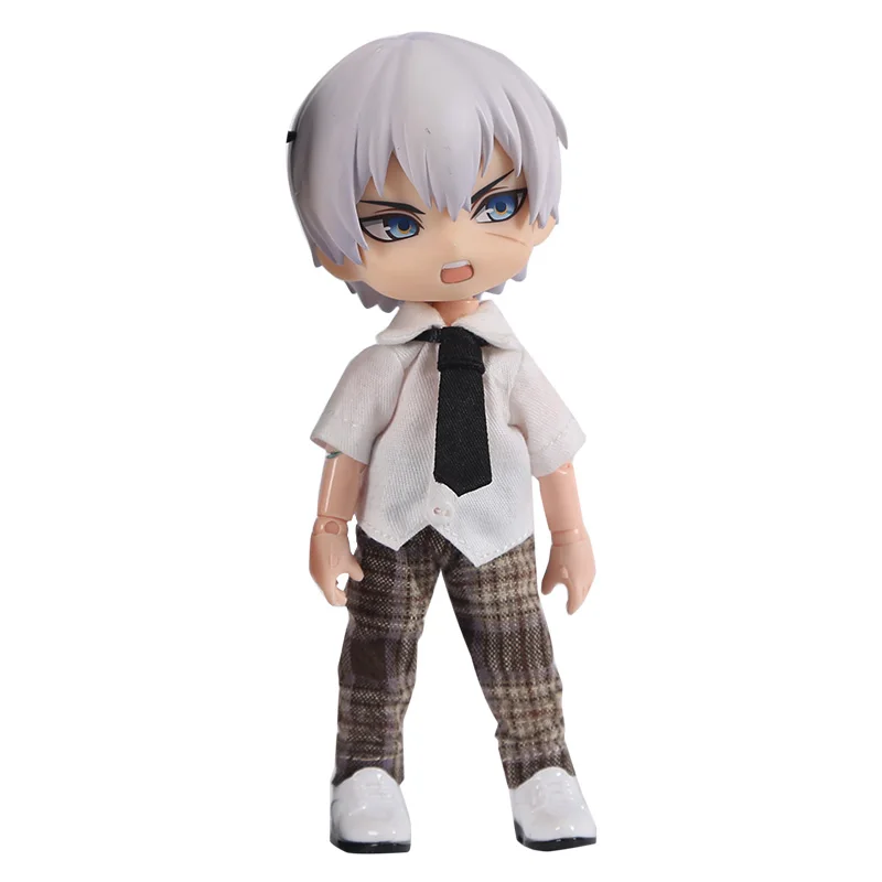 Костюм рубашка с галстуком Ob11 1/12 BJD одежда для детей аксессуары кукольного