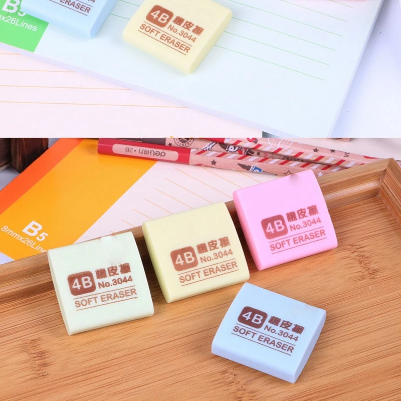 Карандаш резиновый ластик Профессиональный Мягкий Прочный гибкий куб офисные