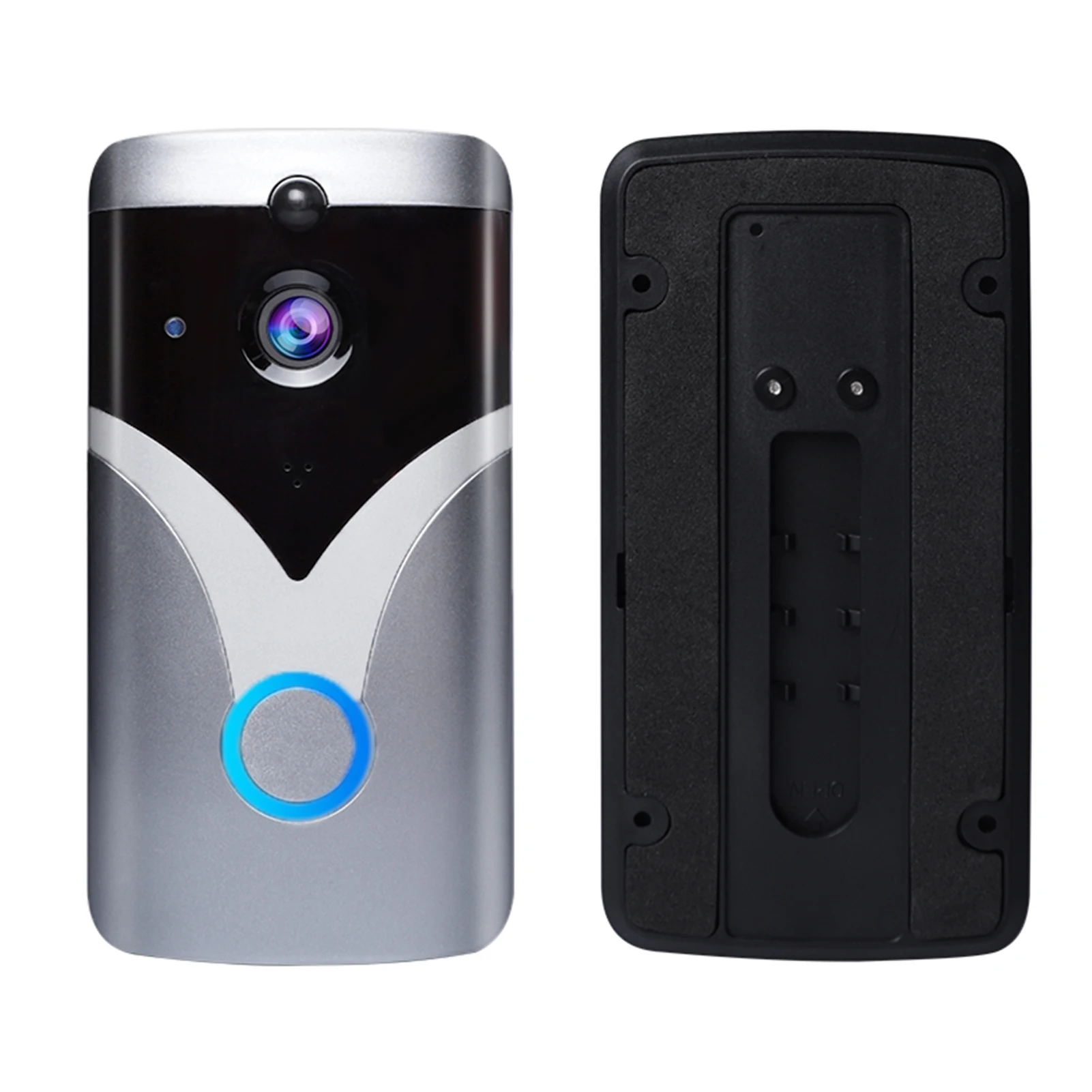 

Intercom Smart HD 720P Camera PIR Motion Detection Wireless WiFi Night Vision Easy Install 2 Way Audio Video Doorbell Wide Angle
