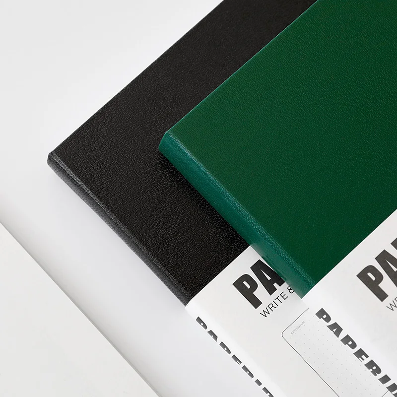 Блокнот дневник в горошек A5 черный кожаный бандаж для путешествий блокнот журнал