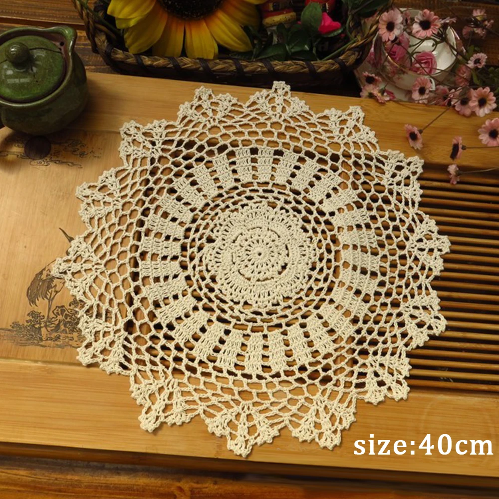 1 шт. хлопковая круглая подставка под чашку кружку кухонный Рождественский