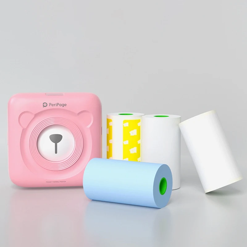 

3Pcs/Set Official Thermal Printing Paper Portable A6 Special Photo Recording Paper Sticker Label Note Paper Printer Accessories