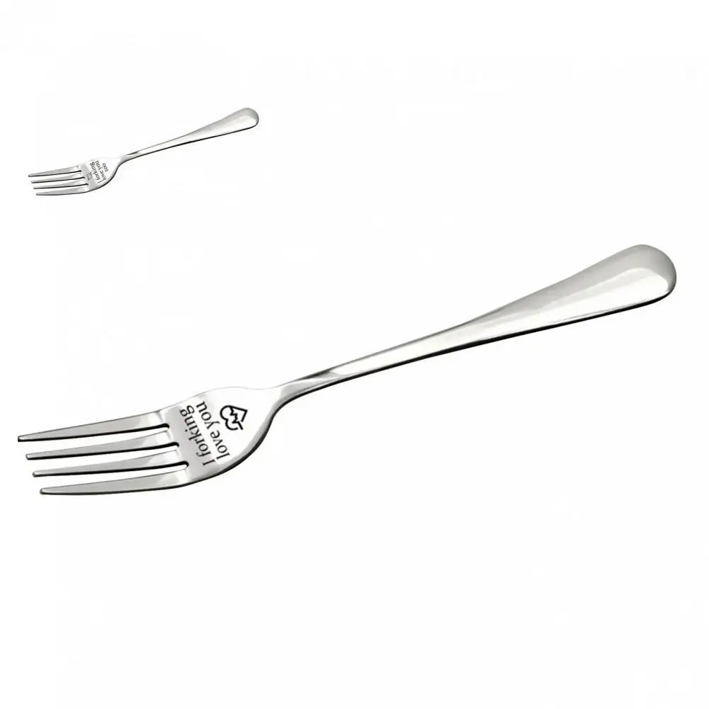 

Anti-corrosion Letter Engraved Comfortable to Hold Beefsteak Fork for Home