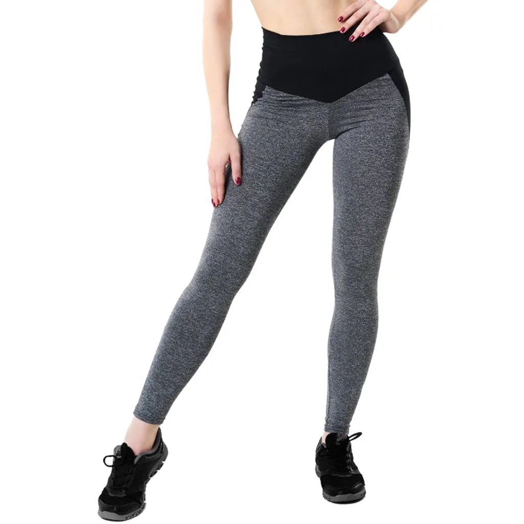 Seamless Running Sport Leggings Women Solid Fitness Legging 2019 Gym Training Elastic Breathable Sports Wear Mujer Pants #sw | Женская