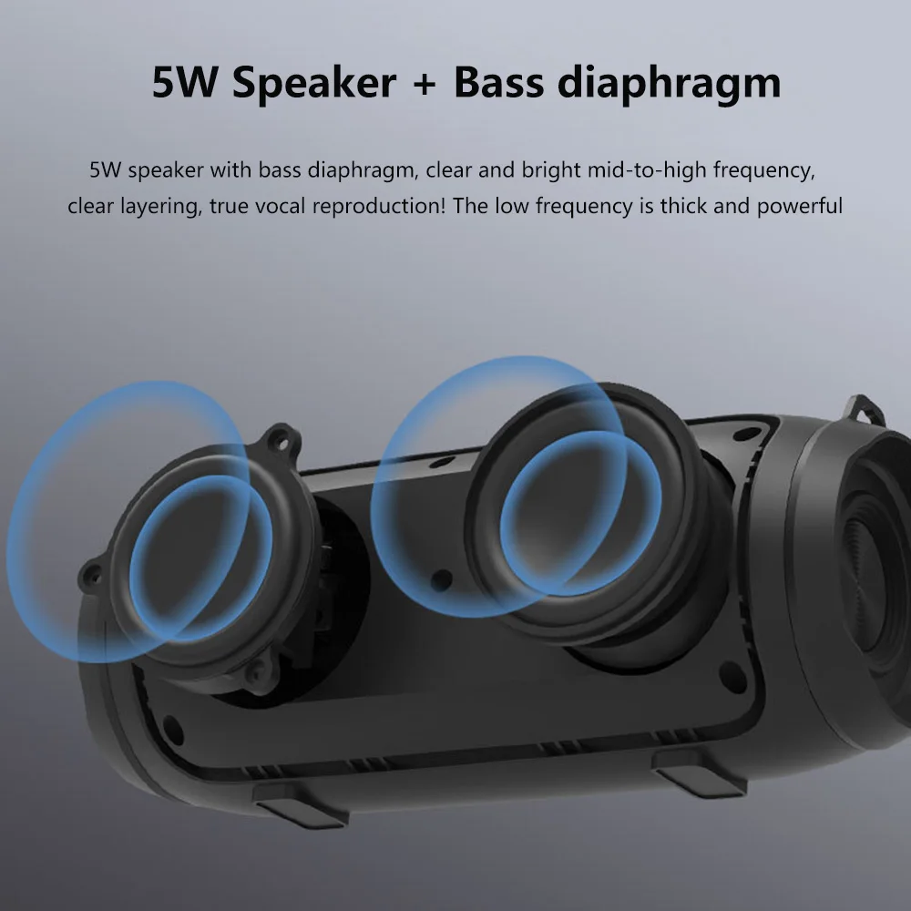 Мини Колонка портативная беспроводная с поддержкой Bluetooth и FM радио|Портативные