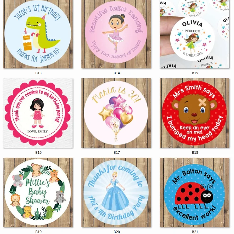 100 шт. 3-7 см индивидуальный заказ наклейки для первого причастия мальчиков и