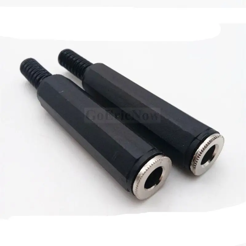 50 шт. сварочный пластиковый переходник со штекером/гнездом для аудио TRS 1/4 дюйма 6 5