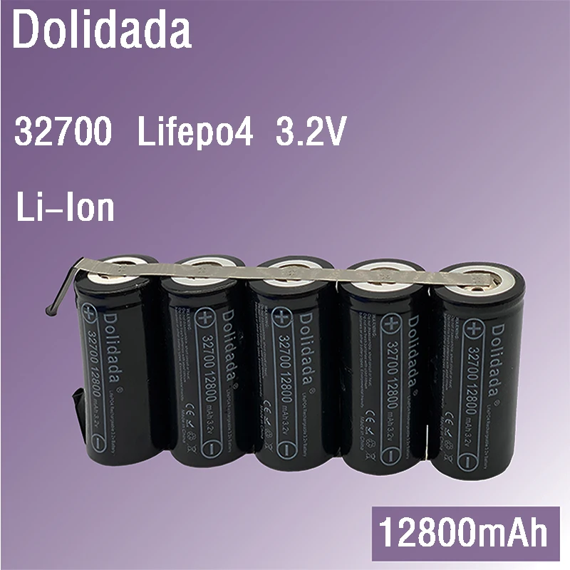 

Dolidada's new 3.2V 32700 12800MAH rechargeable LiFePO4 can be used for electric bicycles and so on