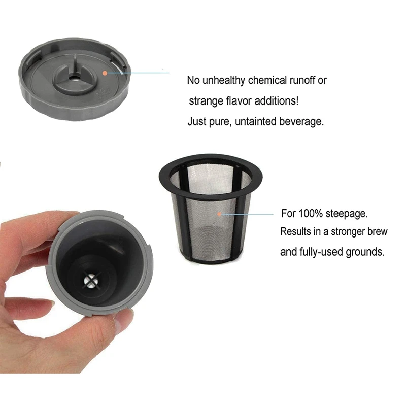 2 упаковки многоразовые капсулы для кофе Keurig 0 My K Cup K500 Brewers B30 B40 B50 - купить по