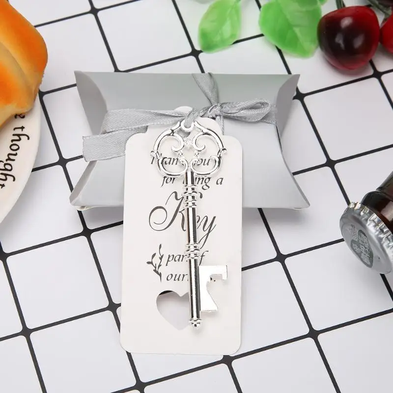 5 шт./компл. Свадебные Винтаж открывалка для бутылок брелок ключей из цинкового