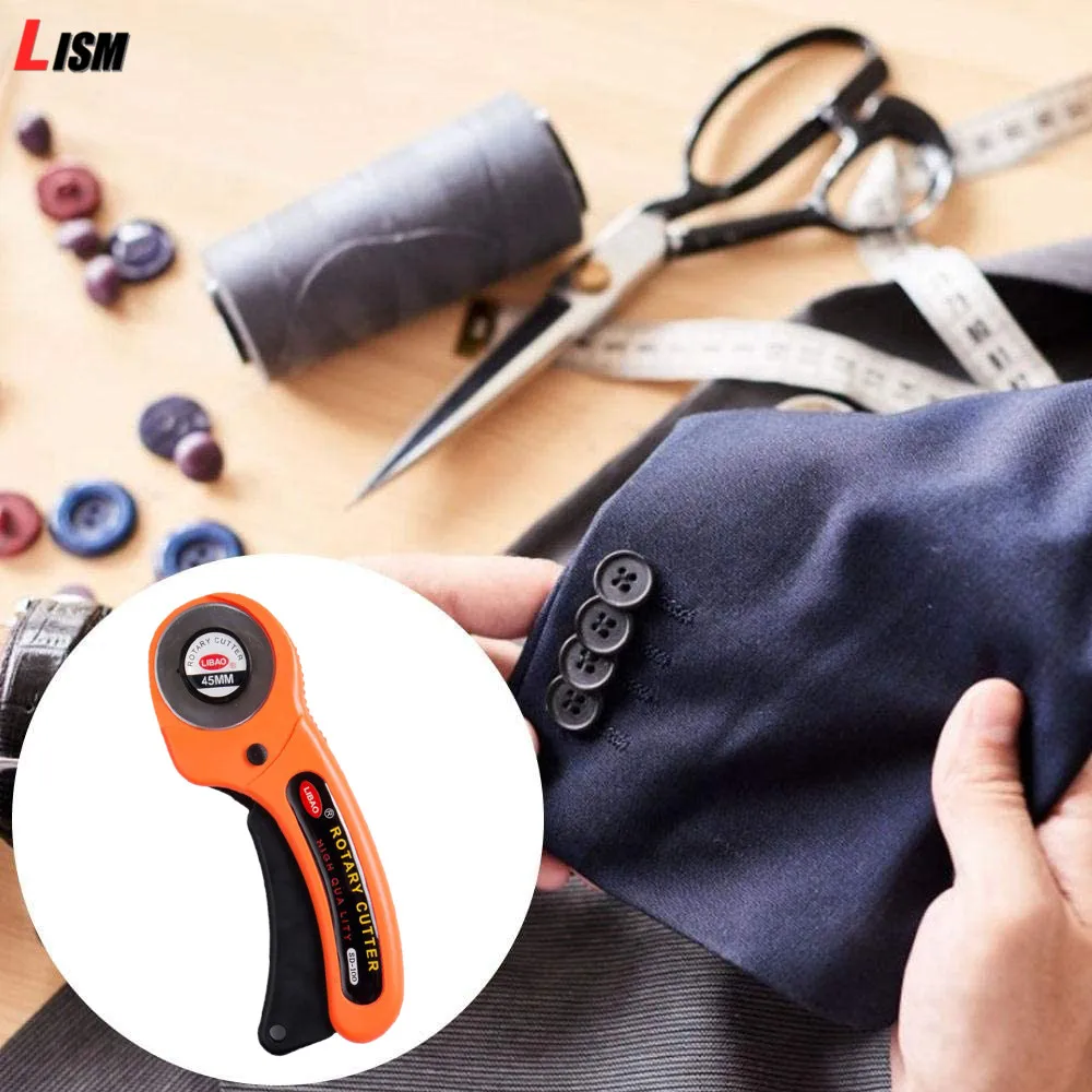 Ротационный резак для кожи 45 мм лезвия ткани циркулярная резка лоскутное шитье