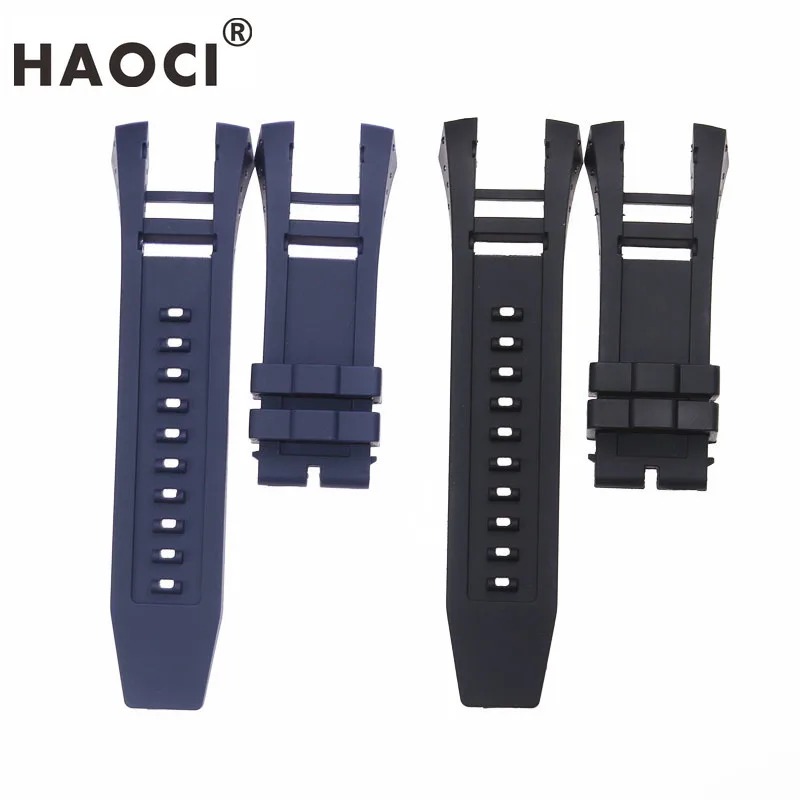 Accessories 34mm silicone watch strap for Invicta watch black blue watchband bracelet belt comfortable and waterproof