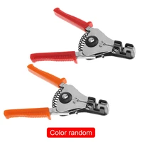 7 inch multifunction automatic wire stripper crimping pliers b type 4 holes plastic handle for broken tight stripping line