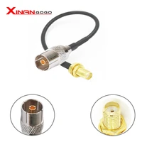 5pcs sma female jack to tv male plug pigtail cable antenna cable adapter assembly 15cm cable