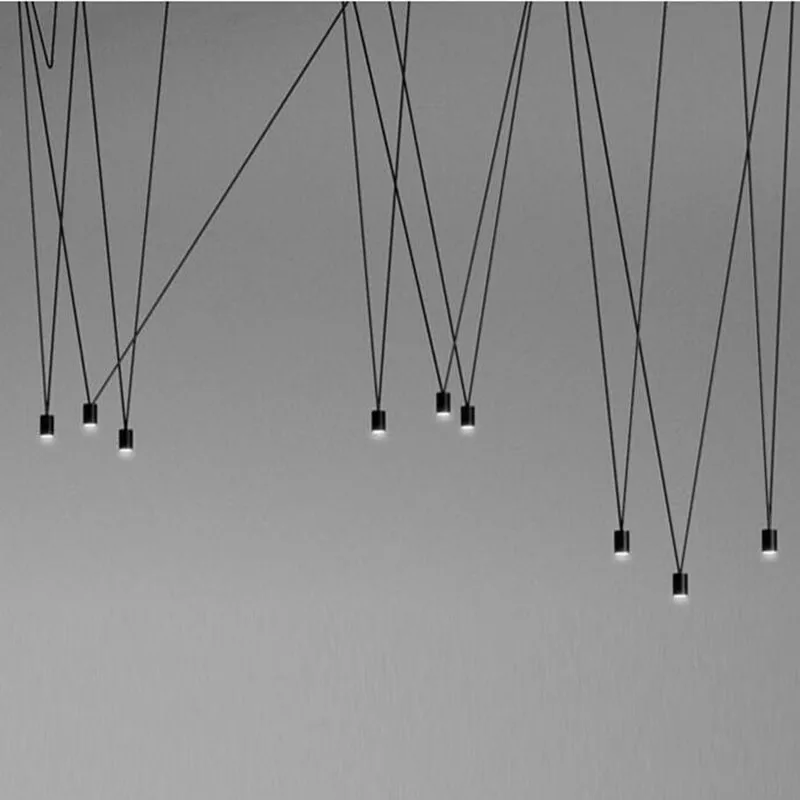 Винтажный металлический светодиодный подвесной светильник Vibia в стиле лофт