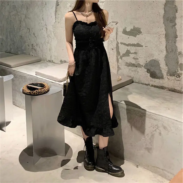 Летние макси платья халаты для женщин Повседневная 2021 фея одежда на бретелях с