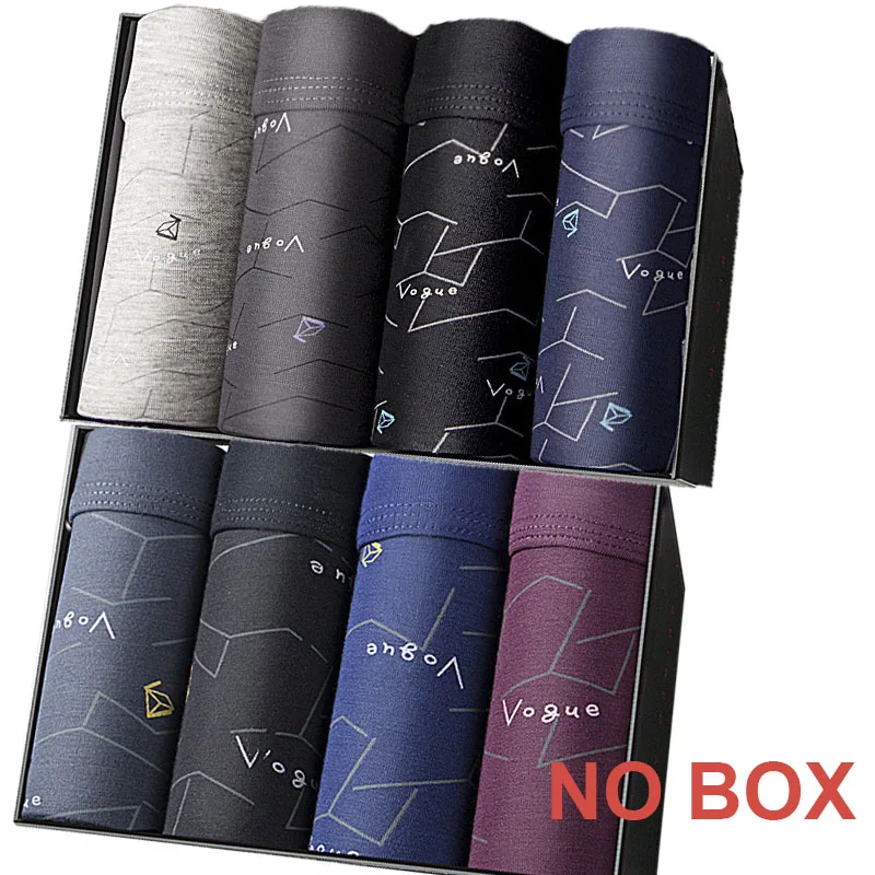018 NO BOX Youlehe, 8 шт., мягкие мужские боксеры, шорты, мужское нижнее белье, сексуальные трусы, Модальные трусы, 3D u-образные выпуклые боксеры, удобные, Homme Cuecas - Цвет: 018 NO BOX