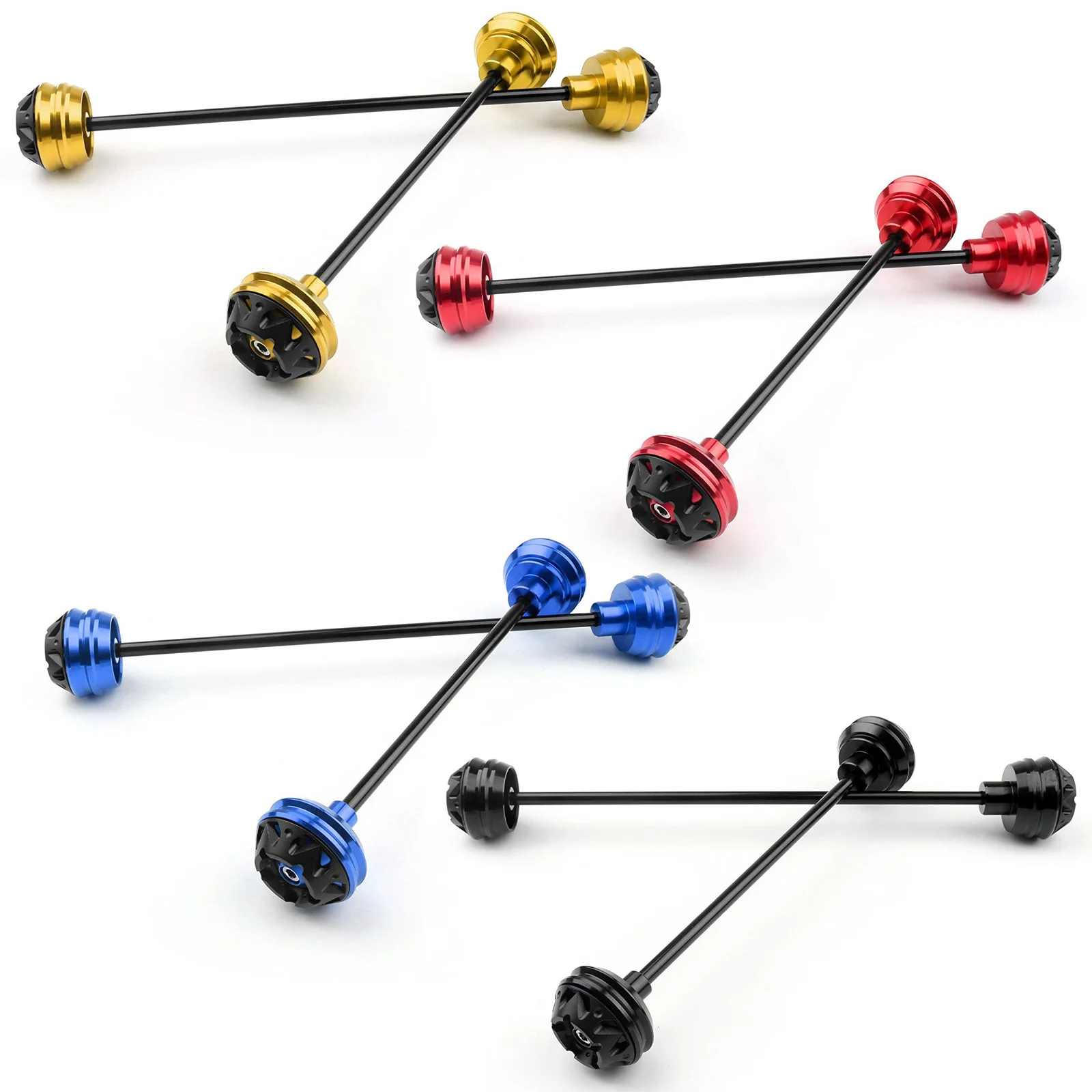 Запчасти для мотоциклов передняя и задняя оси колеса ползунки вилки защитная