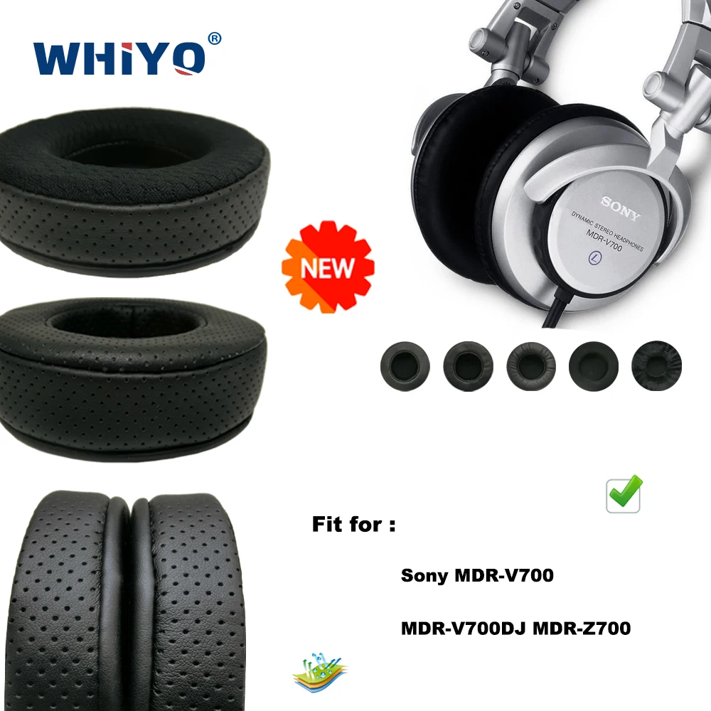 Сменные амбушюры для Sony MDR V700 V700DJ Z700 V 700 DJ Z запчасти гарнитуры Кожаная подушка