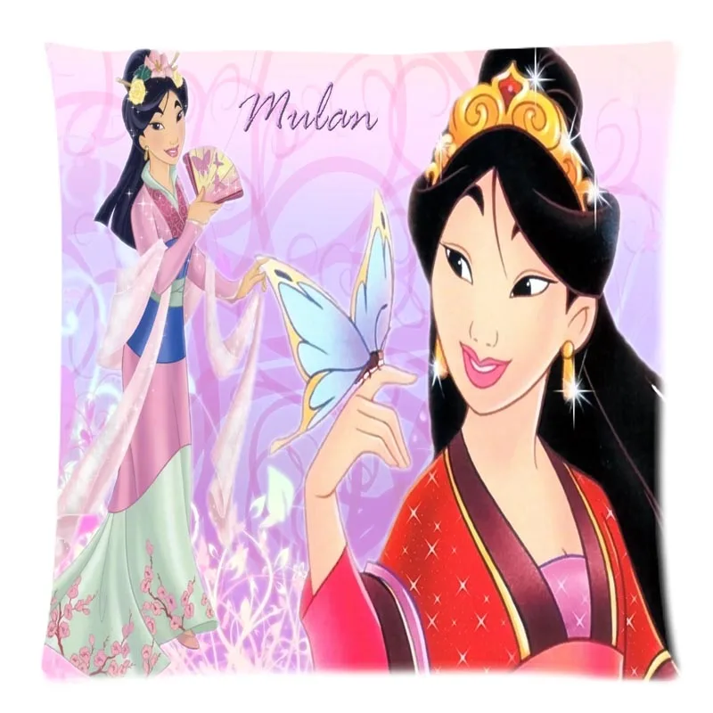 2019 персонализированные Наволочки с принтом Mulan наволочки из полиэстера для