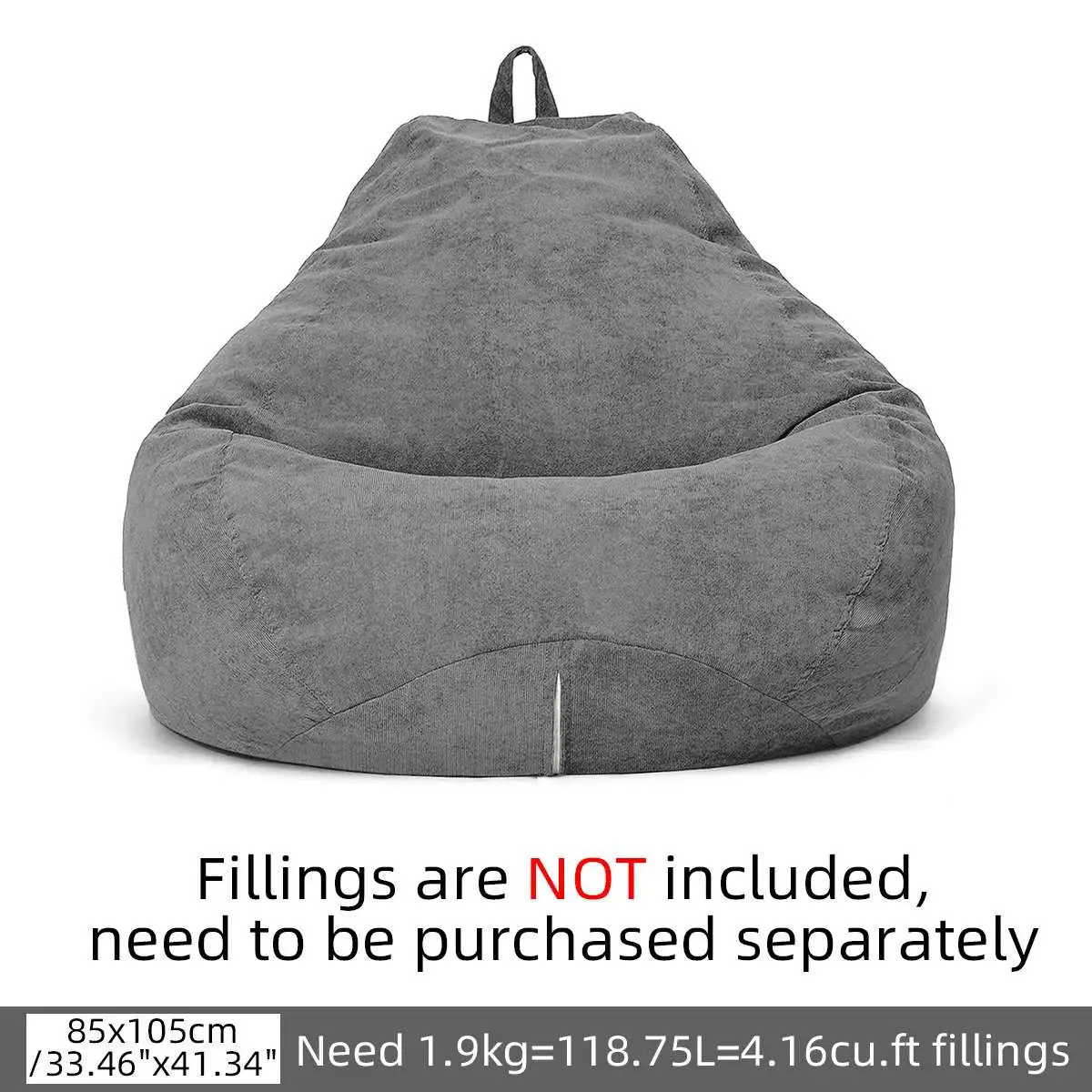 

Bean Bag Cover Lazy Sofas Chairs without Filler Corduroy Cloth Lounger Seat Bean Bag Puff Couch Tatami Living Room Furniture