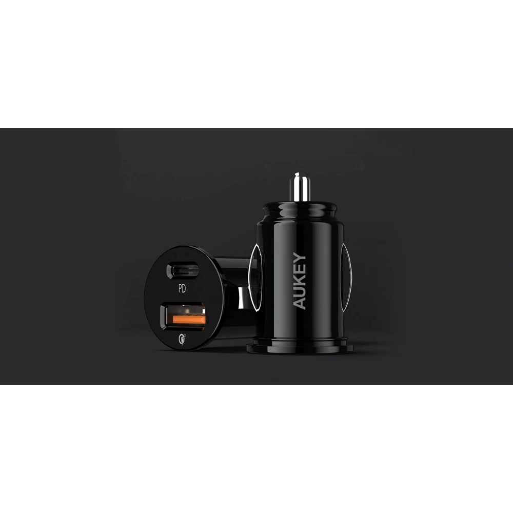 Зарядное устройство Aukey Dual Port Car Charger Total Output 21W CC-Y11 | Электроника