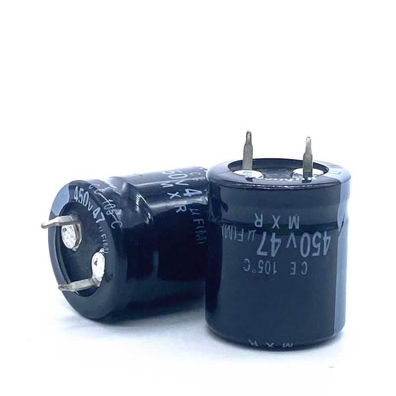 

2Pcs Good quality 450v47uf Radial DIP Aluminum Electrolytic Capacitors 450v 47uf Tolerance 20% size 22x25MM 20%