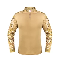 multicam camoflauge tactical shirt long sleeve quick dry hunting hiking shirts army military t shirt combat uniform bdu shirts