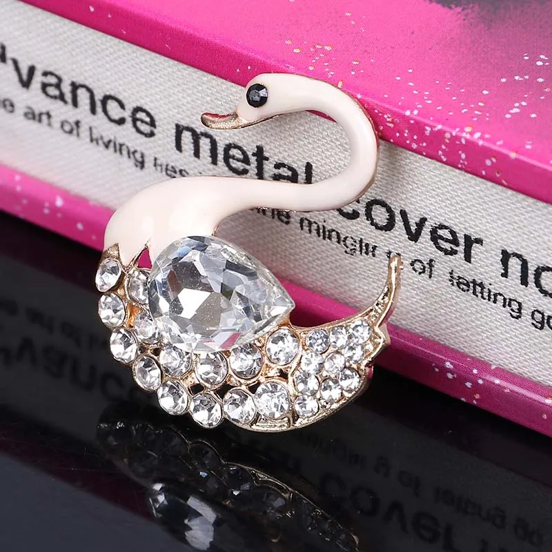 2016new 50pcs swan rhinestone buttonsbuckle for diy phone case and hair accessories zj240 free global shipping