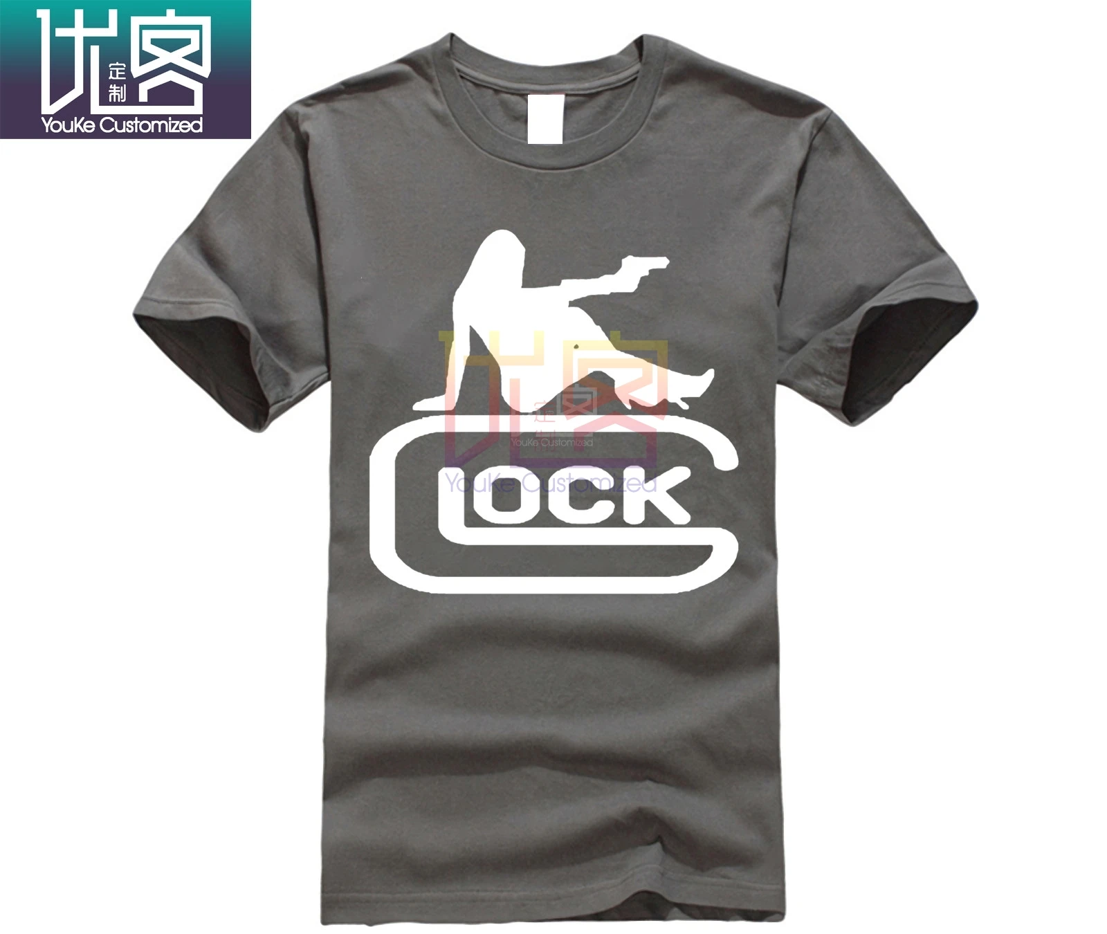 2019 Модная брендовая футболка Glock UniqueT shirt 100% хлопковая с коротким рукавом Унисекс