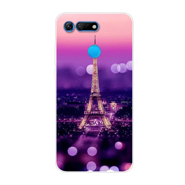 6,4 ''для huawei Honor вид 20 силиконовый чехол из мягкого термополиуретана с картинкой TPU чехол Coque для huawei Honor V20 чехол V 20 модные - Цвет: 38