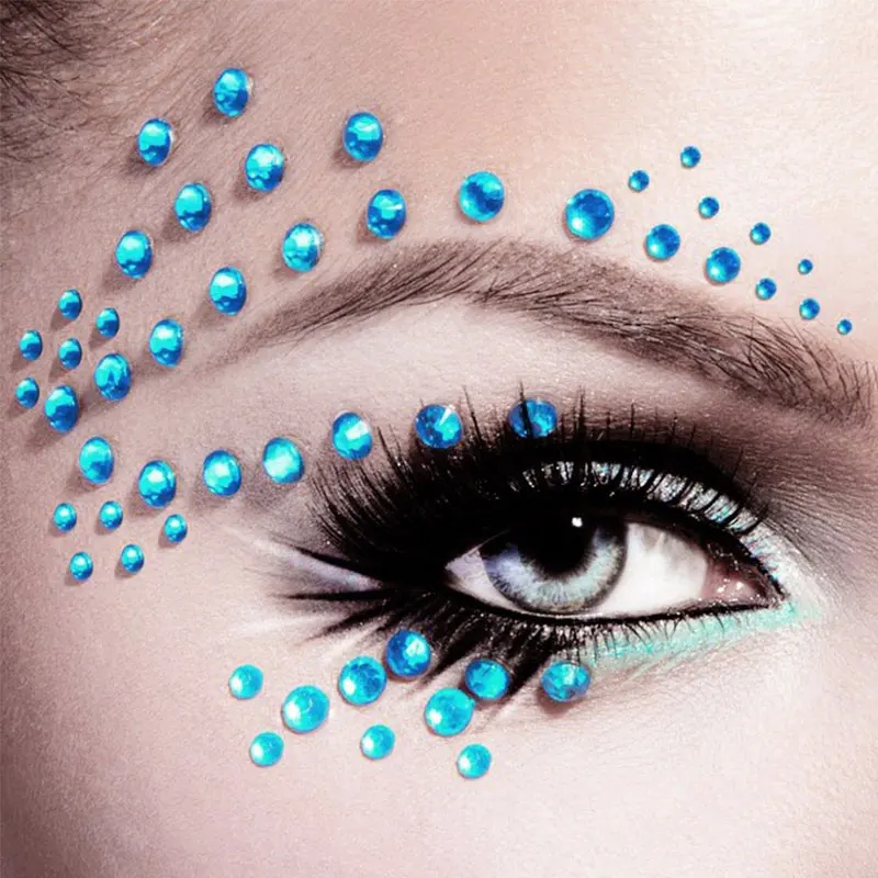 Внешний вид искусственный кристалл временная татуировка глаза фестиваль