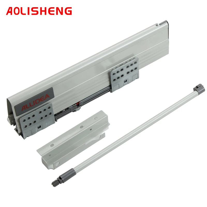 AOLISHENG 35 кг тяжелая нагрузка полный удлинитель двойная стена самозакрывающийся