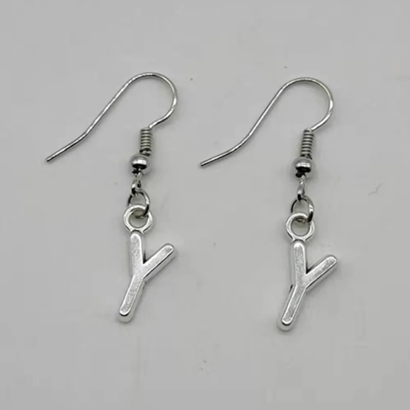 Модные A Z алфавитные серьги маленькие и милые подходят для