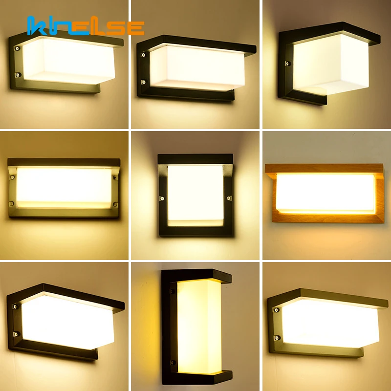 Серый уличный светильник 18 Вт современный настенный светодиодный вилла сад