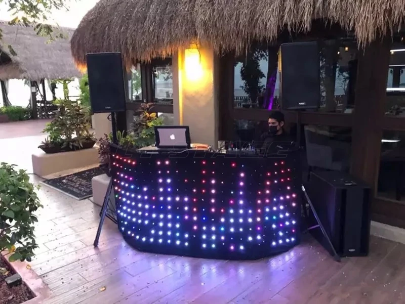 Светодиодная лампа для видеосъемки Шторы P10 Свадебные светодиод украшения сцены