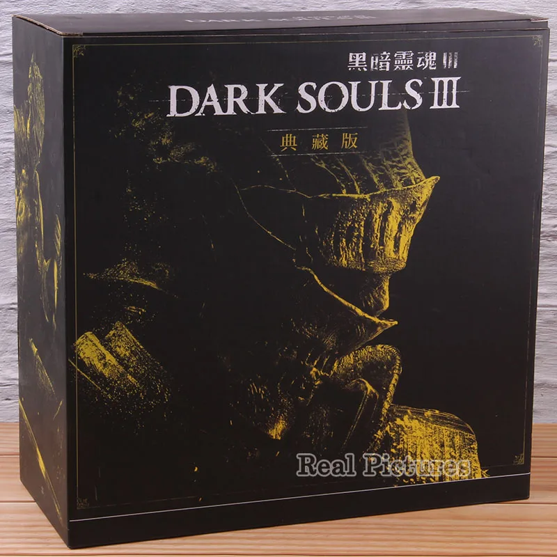 with colorful box Горячая игра Dark Souls 3 III Soul of Cinder Collector Edition ПВХ Dark Souls фигурка Коллекционная модель игрушки украшение подарок - Цвет: with colorful box