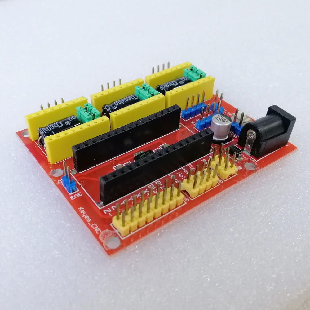 Плата Расширительная grbl shield cnc V4 контроллер совместимый с arduino Nano V3 для лазерного