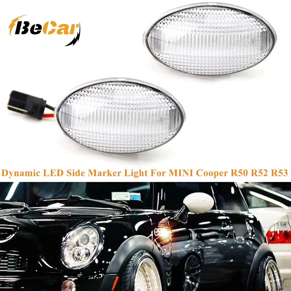 12V течет боковой фонарь-повторитель Динамический светодиодный габаритный фонарь