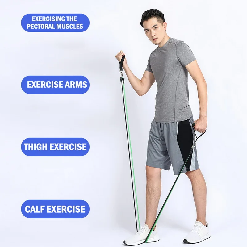 Эластичные Ленты Из Латекса 11 шт./компл. тренировочные упражнения для йоги