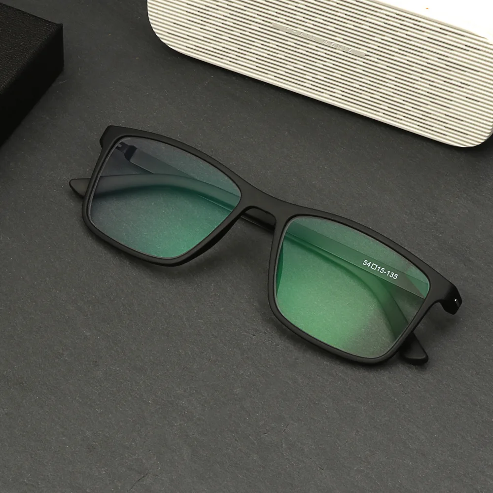 

Brand Men Photochromic Reading Glasses Auto Transition Presbyopic Eyewear Fashion Screwless Design Magnifier Square Reader